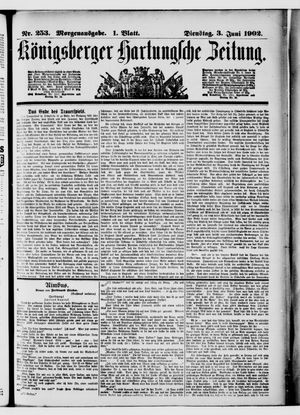 Königsberger Hartungsche Zeitung vom 03.06.1902