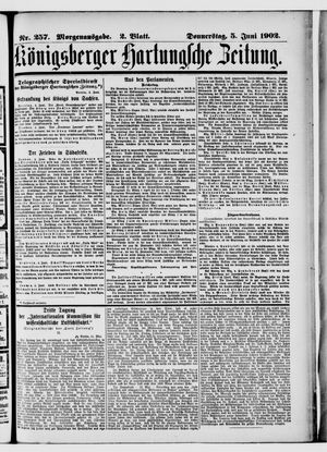 Königsberger Hartungsche Zeitung vom 05.06.1902