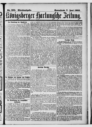 Königsberger Hartungsche Zeitung vom 07.06.1902