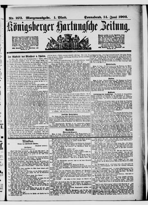 Königsberger Hartungsche Zeitung vom 14.06.1902