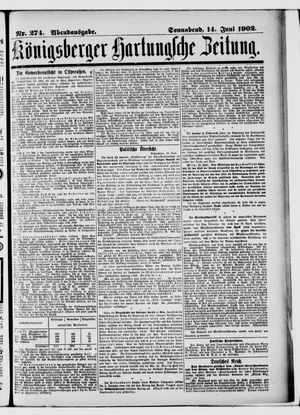 Königsberger Hartungsche Zeitung vom 14.06.1902