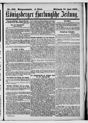 Königsberger Hartungsche Zeitung vom 18.06.1902