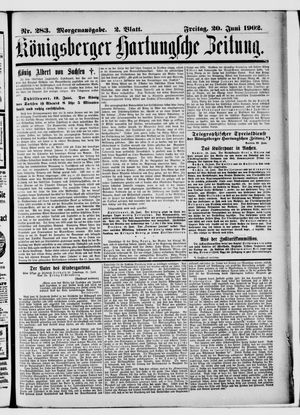 Königsberger Hartungsche Zeitung vom 20.06.1902