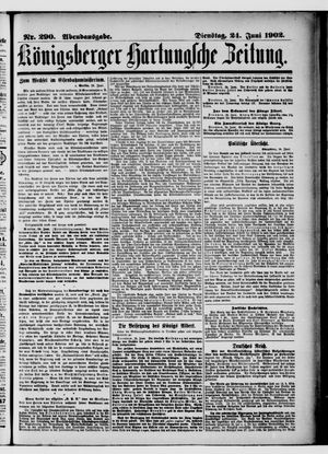 Königsberger Hartungsche Zeitung vom 24.06.1902