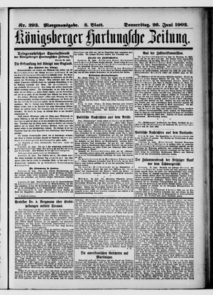Königsberger Hartungsche Zeitung vom 26.06.1902