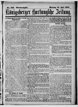 Königsberger Hartungsche Zeitung on Jul 13, 1903