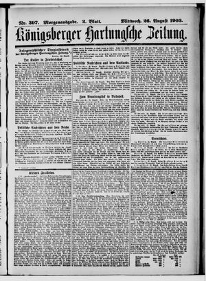 Königsberger Hartungsche Zeitung vom 26.08.1903
