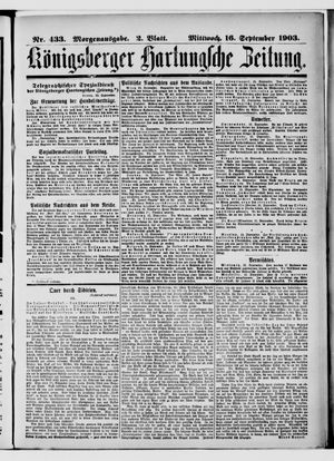 Königsberger Hartungsche Zeitung vom 16.09.1903