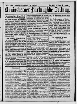 Königsberger Hartungsche Zeitung vom 08.04.1904