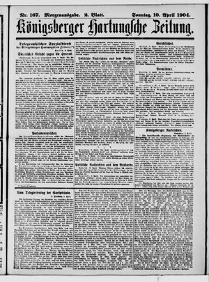Königsberger Hartungsche Zeitung vom 10.04.1904