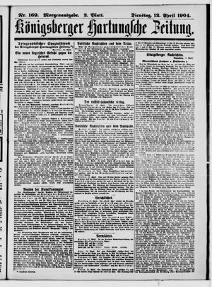 Königsberger Hartungsche Zeitung vom 12.04.1904