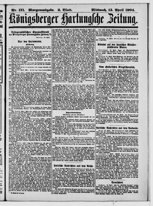 Königsberger Hartungsche Zeitung vom 13.04.1904