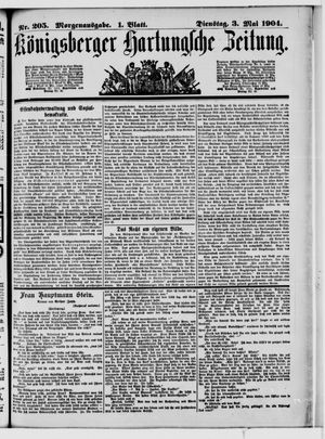 Königsberger Hartungsche Zeitung vom 03.05.1904