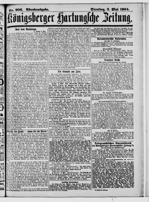 Königsberger Hartungsche Zeitung vom 03.05.1904