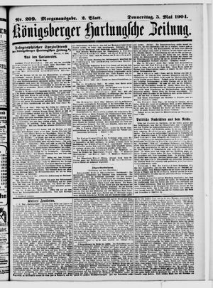 Königsberger Hartungsche Zeitung vom 05.05.1904