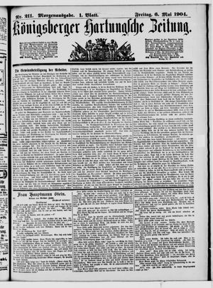 Königsberger Hartungsche Zeitung vom 06.05.1904