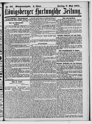 Königsberger Hartungsche Zeitung vom 06.05.1904