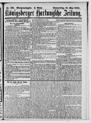 Königsberger Hartungsche Zeitung vom 12.05.1904
