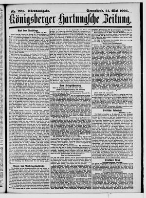 Königsberger Hartungsche Zeitung vom 14.05.1904