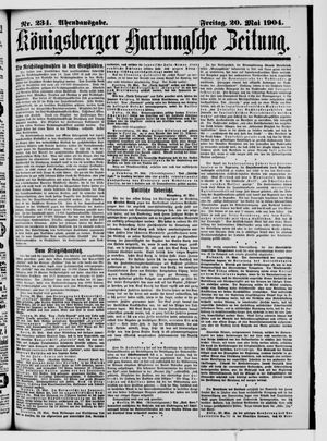 Königsberger Hartungsche Zeitung vom 20.05.1904
