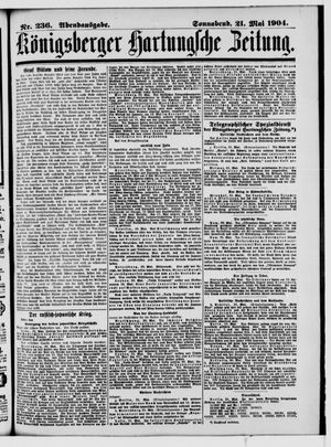 Königsberger Hartungsche Zeitung vom 21.05.1904