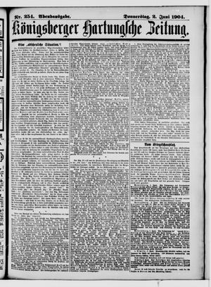 Königsberger Hartungsche Zeitung vom 02.06.1904