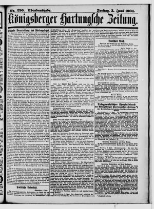 Königsberger Hartungsche Zeitung vom 03.06.1904