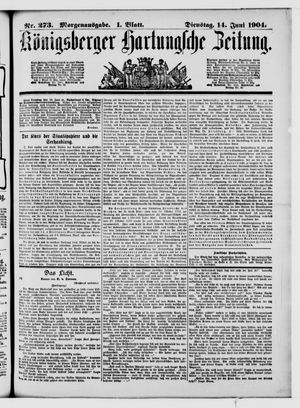 Königsberger Hartungsche Zeitung vom 14.06.1904