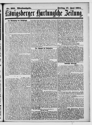 Königsberger Hartungsche Zeitung vom 17.06.1904