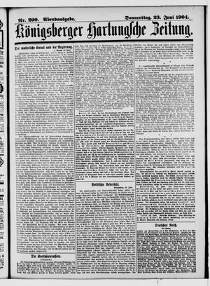 Königsberger Hartungsche Zeitung vom 23.06.1904
