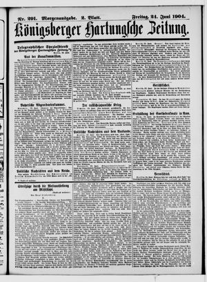 Königsberger Hartungsche Zeitung vom 24.06.1904