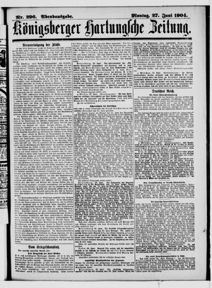 Königsberger Hartungsche Zeitung vom 27.06.1904