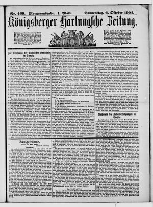 Königsberger Hartungsche Zeitung vom 06.10.1904