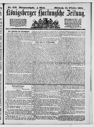 Königsberger Hartungsche Zeitung vom 12.10.1904