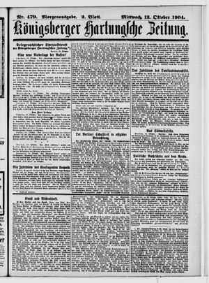 Königsberger Hartungsche Zeitung vom 12.10.1904