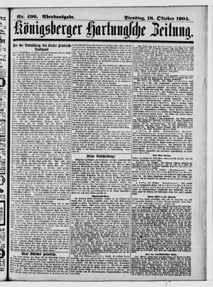 Königsberger Hartungsche Zeitung vom 18.10.1904