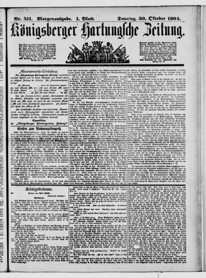 Königsberger Hartungsche Zeitung on Oct 30, 1904