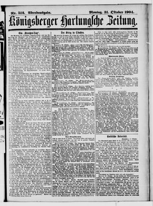 Königsberger Hartungsche Zeitung vom 31.10.1904