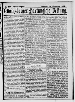 Königsberger Hartungsche Zeitung on Nov 28, 1904