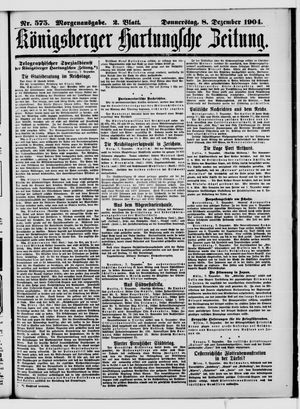 Königsberger Hartungsche Zeitung vom 08.12.1904