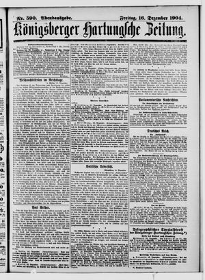 Königsberger Hartungsche Zeitung vom 16.12.1904