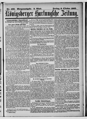 Königsberger Hartungsche Zeitung on Oct 6, 1905