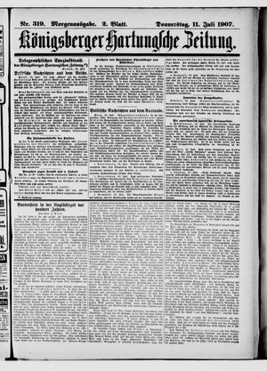 Königsberger Hartungsche Zeitung vom 11.07.1907