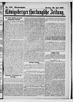 Königsberger Hartungsche Zeitung vom 26.07.1907