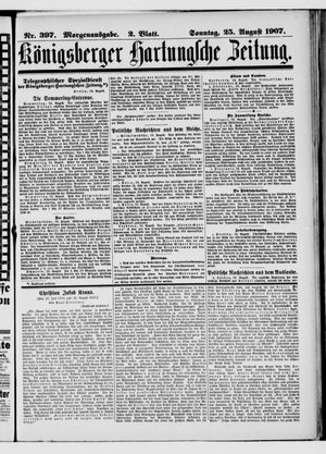 Königsberger Hartungsche Zeitung vom 25.08.1907
