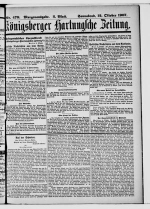 Königsberger Hartungsche Zeitung vom 12.10.1907