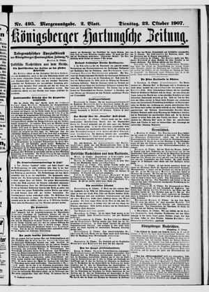 Königsberger Hartungsche Zeitung vom 22.10.1907