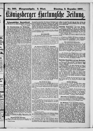 Königsberger Hartungsche Zeitung on Dec 3, 1907