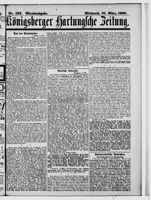 Königsberger Hartungsche Zeitung vom 18.03.1908