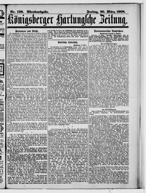 Königsberger Hartungsche Zeitung vom 20.03.1908